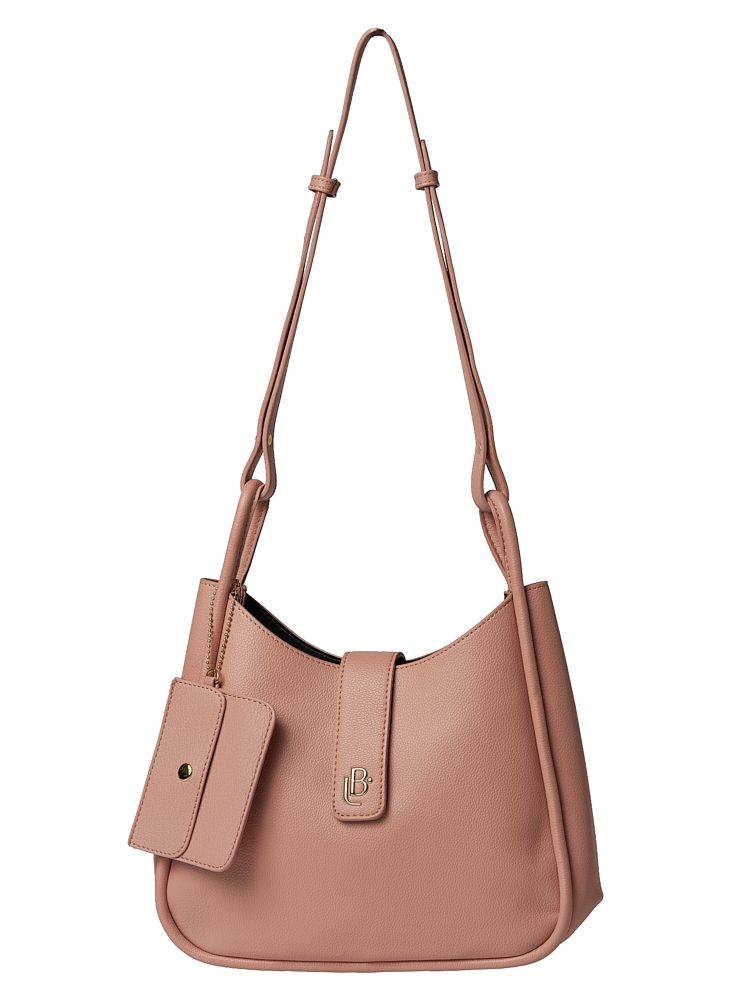 Bolso LB Tipo Hobo Azucena Rosado