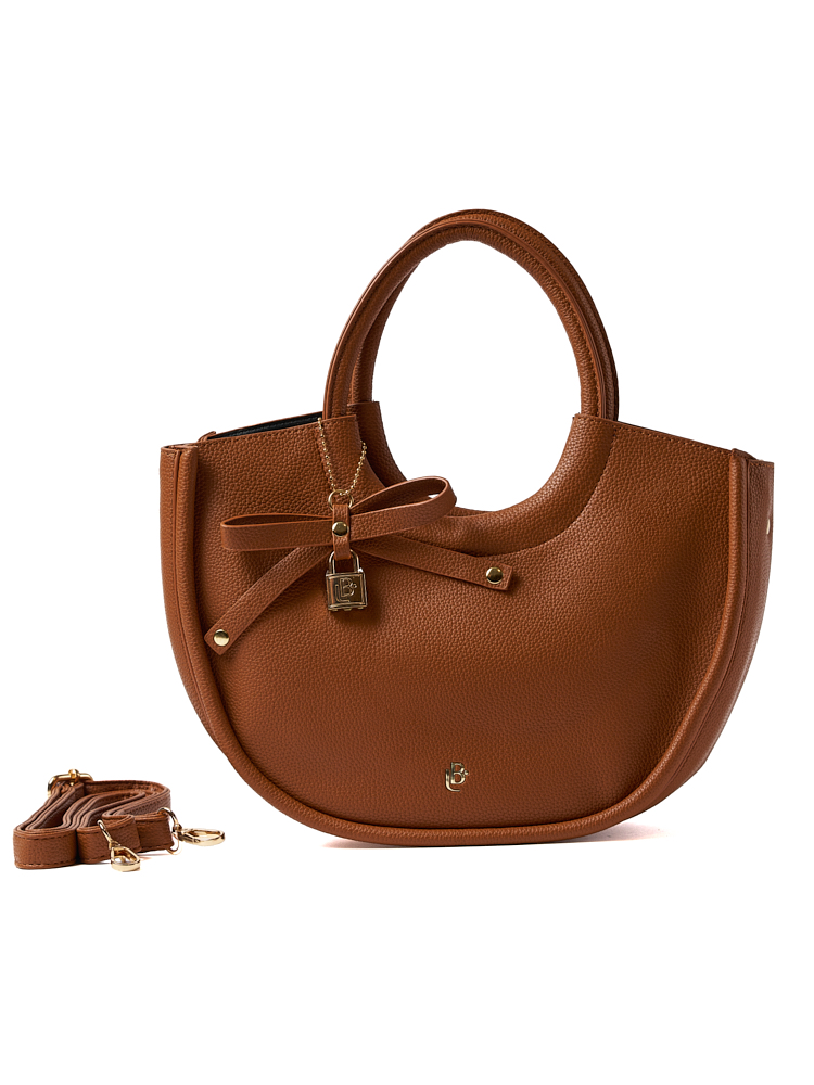 Bolso LB Tipo Baguette Julia Camel