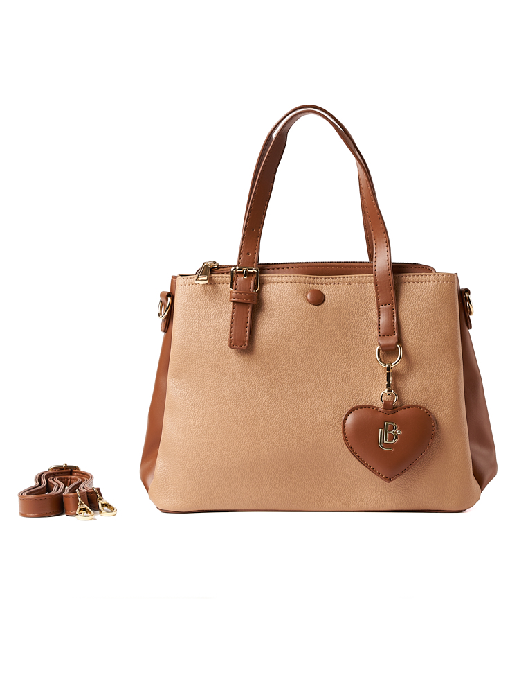 Bolso LB Tipo Satchel Lucia Café