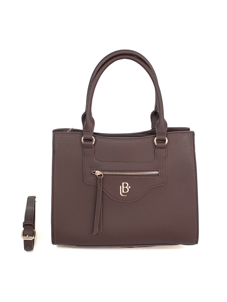 Bolso LB Tipo Tote Georgiana Marrón 