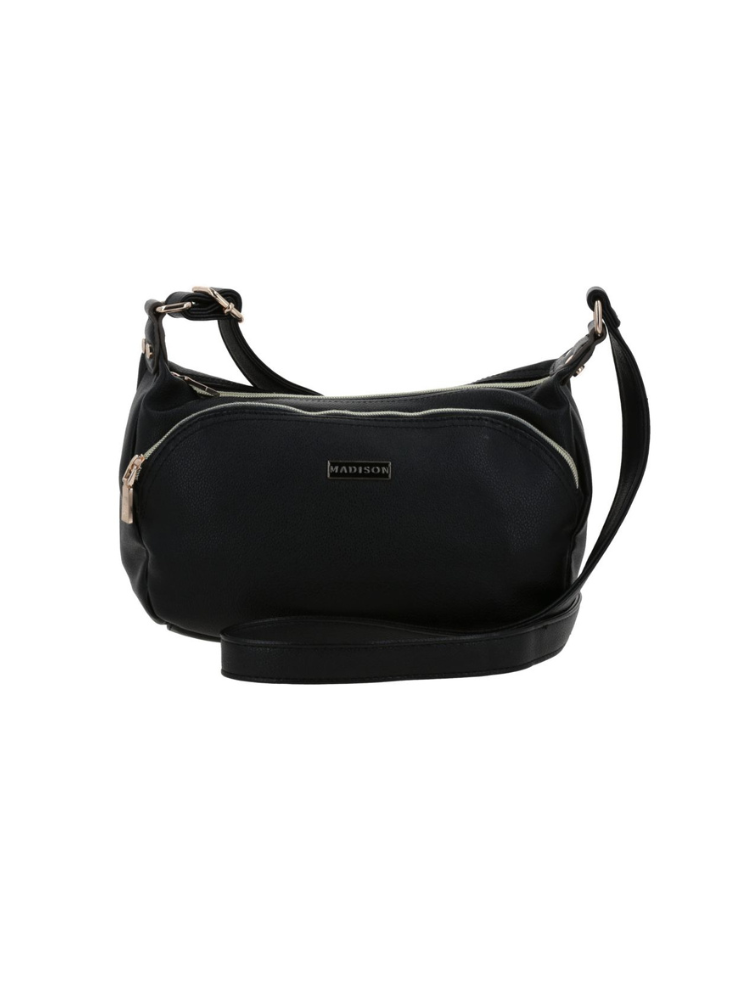 Bolso Bandolero Madison Negro Malana