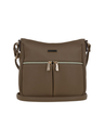 Bolso Tipo Bandolero Taupe Madison Malana