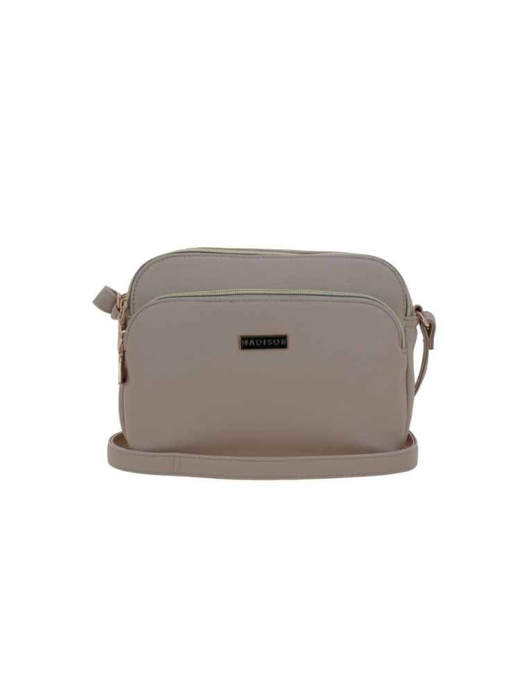 Bolso Bandolero Beige Madison