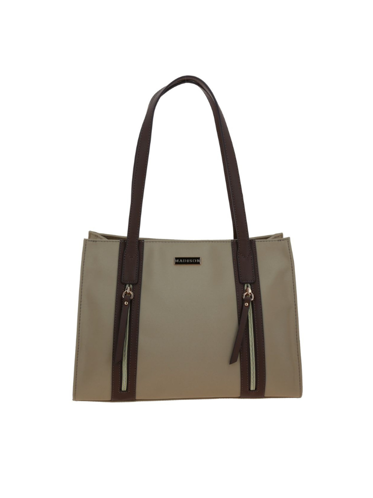 Bolso Tote Taupe Madison Felicia