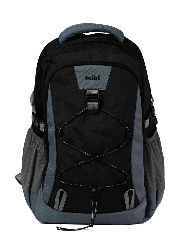 Mochila Mibi Adventure Negro/Gris