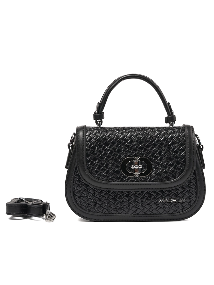 Bolso Madelin Tipo Bandolero Dey Negro