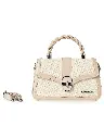 Bolso Tipo Bandolero Madelin Secret Beige
