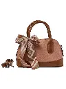 Bolso Madelin Tipo Bandolero Bowling Rosa