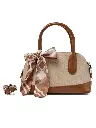 Bolso Madelin Tipo Bandolero Bowling Beige