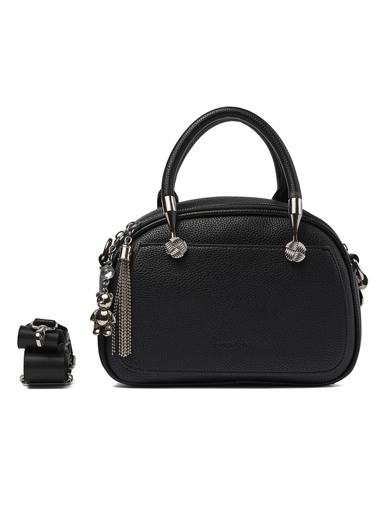 Bolso Madelin Tipo Bandolero Vekis Negro