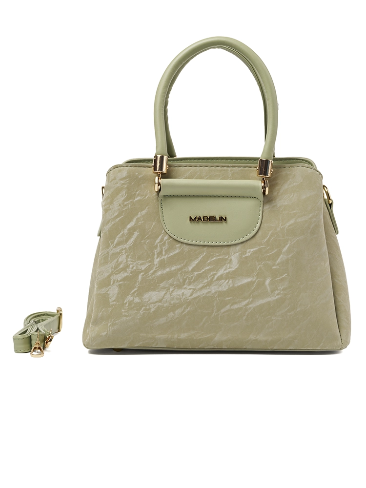 Bolso Madelin Tipo Satchel Vanessa Aqua
