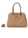 Bolso Madelin Tipo Satchel Vanessa Beige