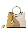 Bolso Madelin Tipo Satchel Anahi Amarillo