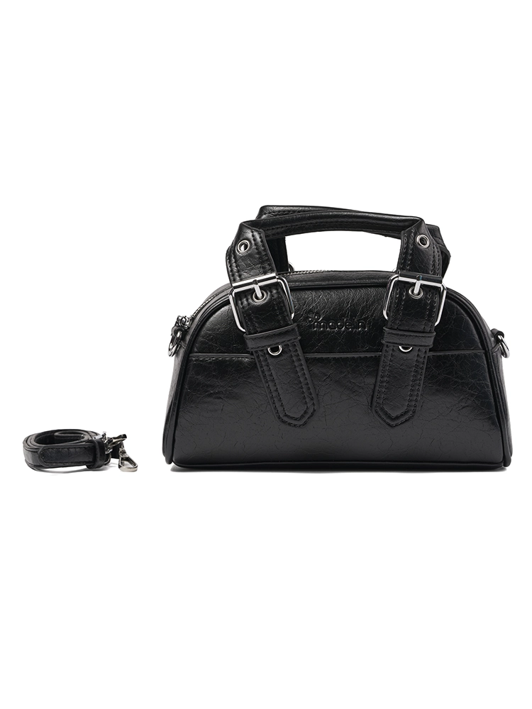 Bolso Madelin Tipo Bandolero Tracy Negro