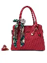 Bolso Madelin Tipo Satchel Rojo