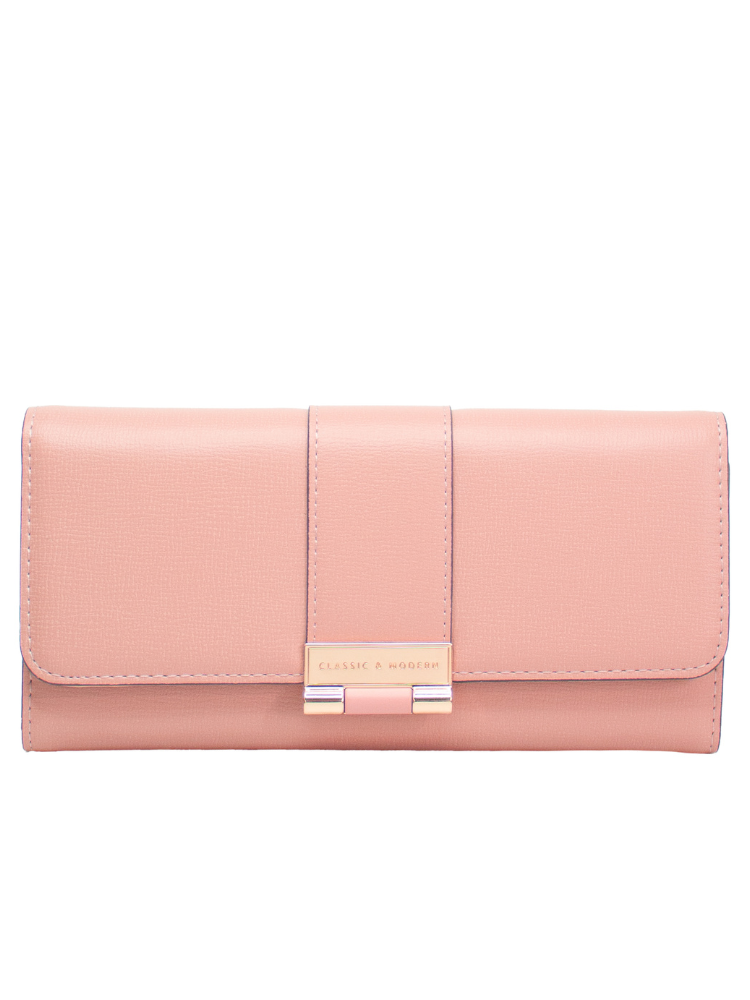Billetera Grande Para Dama Madelin Rosado