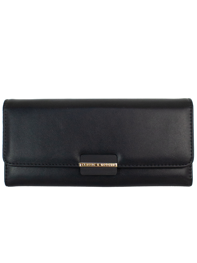 Billetera Grande Madelin Para Mujer Amara Negro