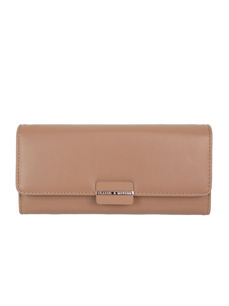 Billetera Grande Madelin Para Mujer Amara Camel
