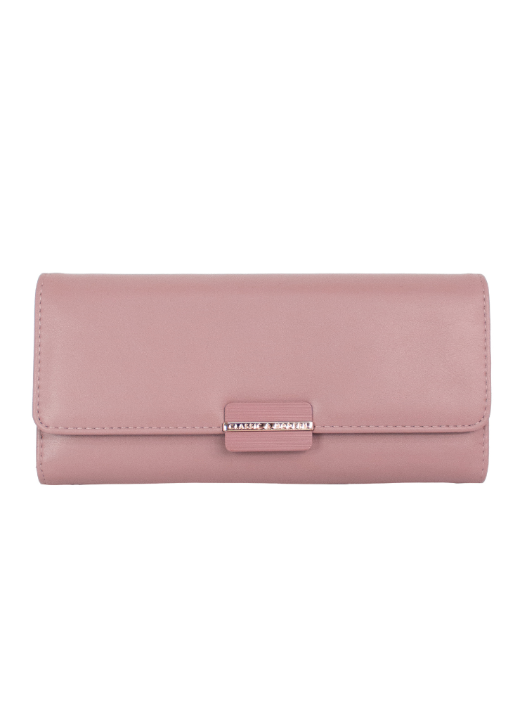 Billetera Grande Madelin Para Mujer Amara Palo Rosa