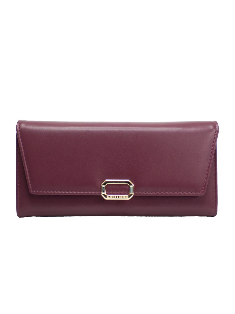 Billetera Madelin Grande Para Dama Rubi Tinto