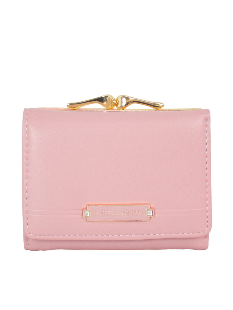 Billetera Madelin Pequeña Para Mujer Yara Rosa