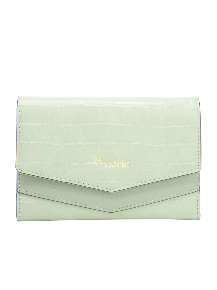 Billetera Madelin Mediana Natalia Verde Aqua
