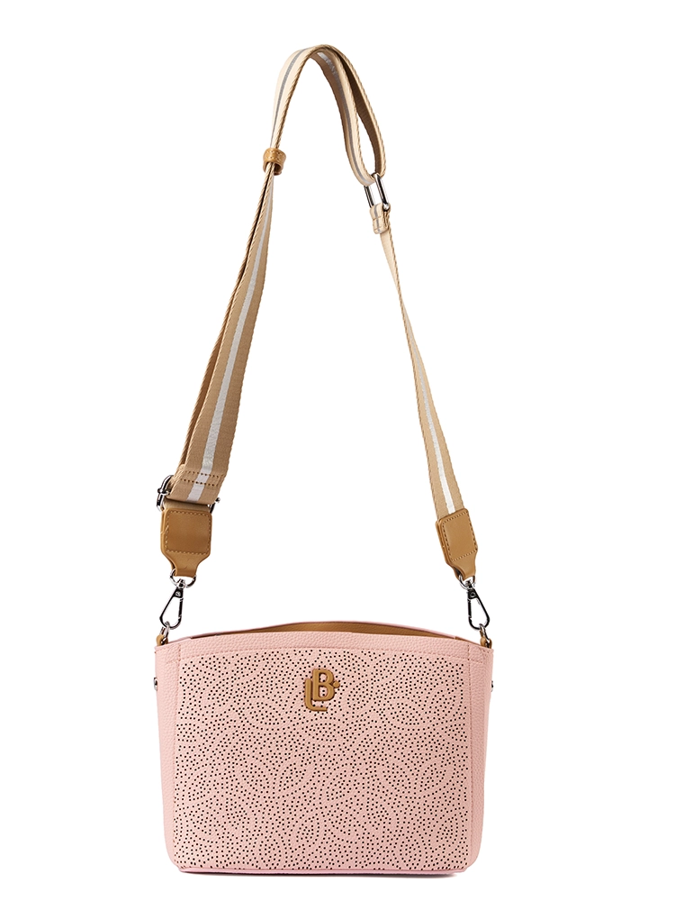 Bolso LB Tipo Bandolera Harper Rosado