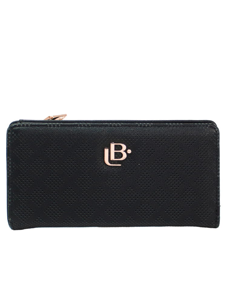 Billetera LB Grande Para Mujer Sahara Negro