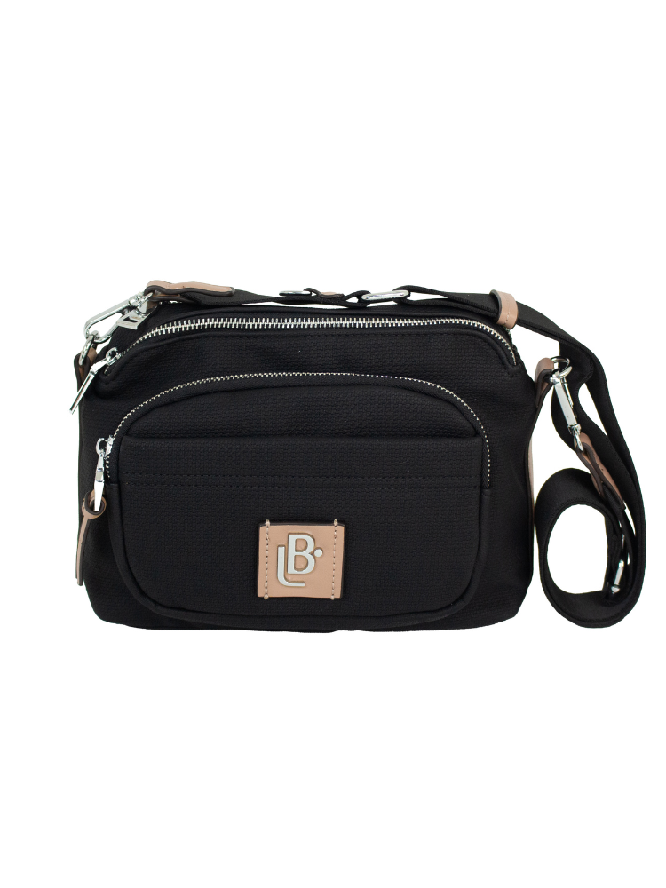 Bolso LB Tipo Bandolera Marcela Negro