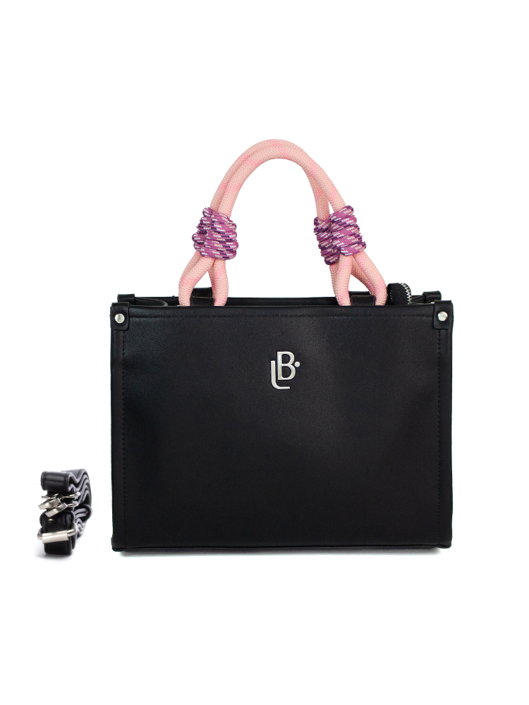 Bolso LB Tipo Satchel Zuleydi Negro