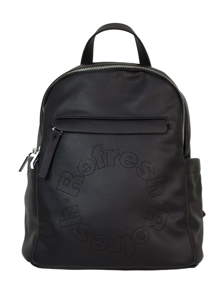 Bolso Refresh Tipo Mochila Samary Negro