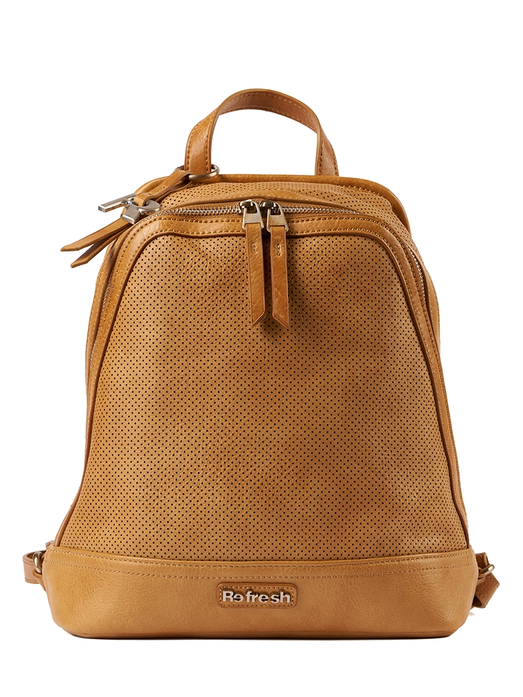 Bolso Resfresh Tipo Mochila Isabella Camel