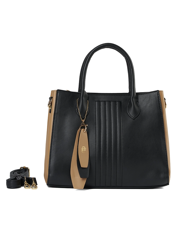 Bolso LB Tipo Tote Aria Negro Camel