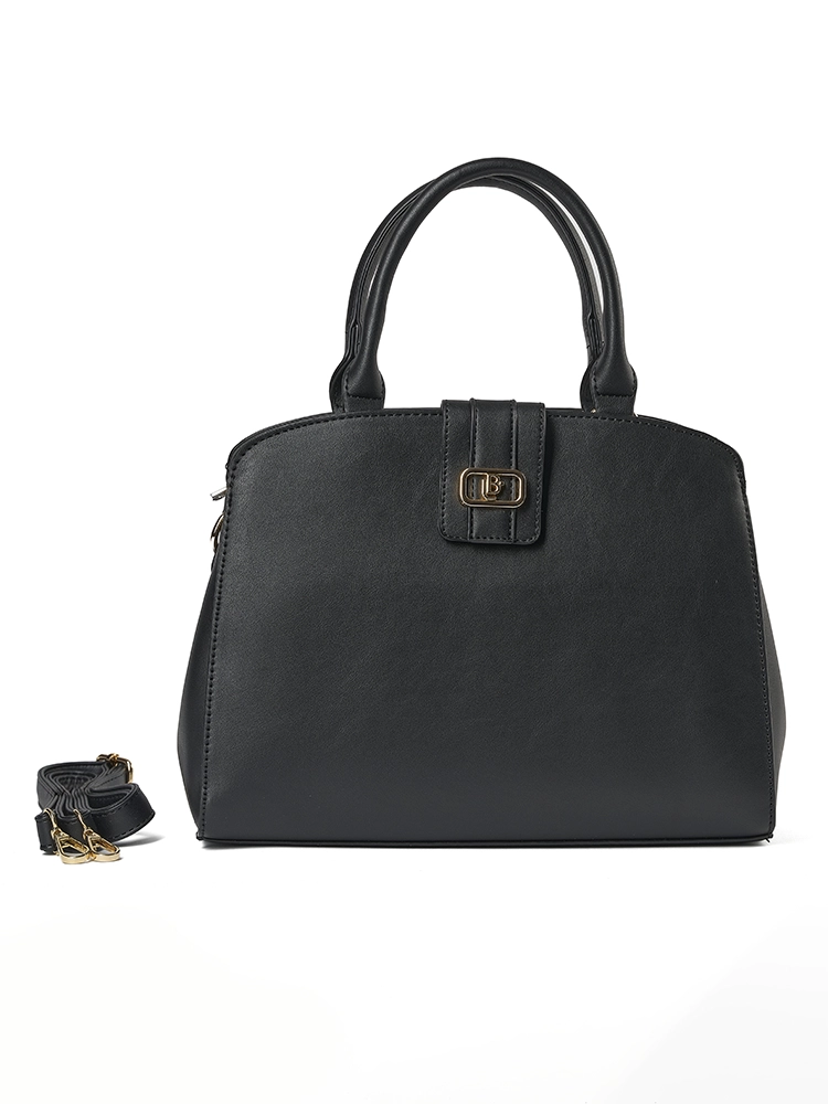 Bolso LB Tipo Satchel Jazmin Negro