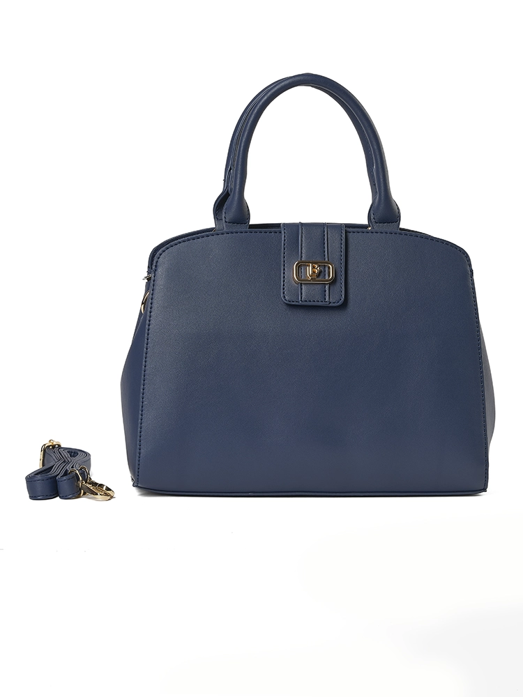 Bolso LB Tipo Satchel Jazmin Azul