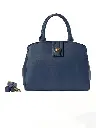 Bolso LB Tipo Satchel Jazmin Azul