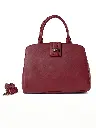 Bolso LB Tipo Satchel Jazmin Tinto