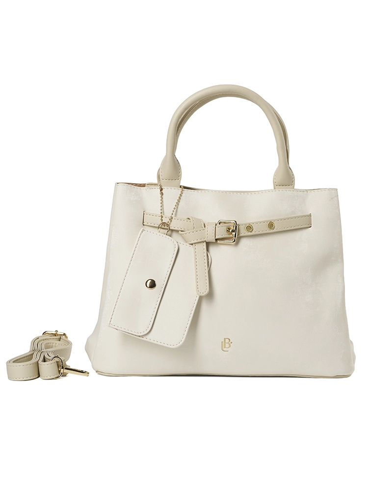 Bolso LB Tipo Satchel Marissa Beige