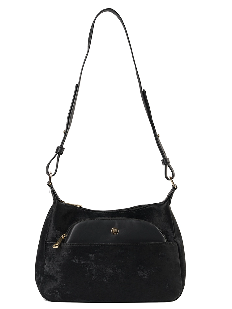 Bolso LB Tipo Hobo Caeli Negro