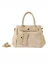Bolso LB Tipo Satchel Dina Beige
