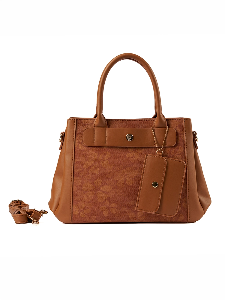 Bolso LB Tipo Satchel Dina Café