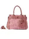 Bolso LB Tipo Satchel Dina Rosado