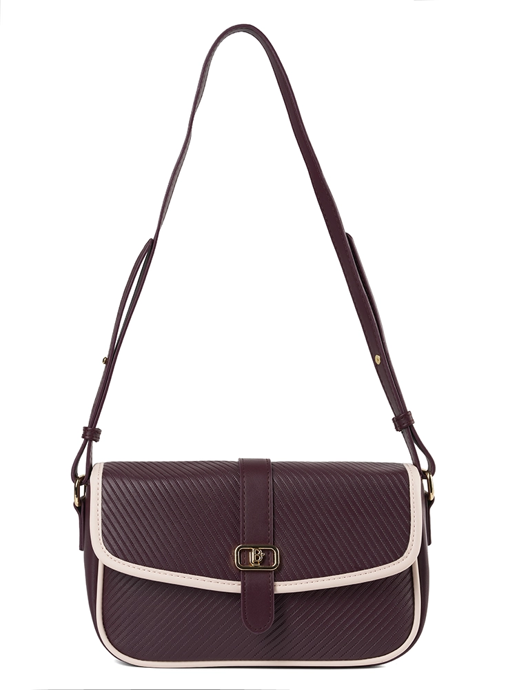 Bolso LB Tipo Bandolera Colección Caroli Burdeos