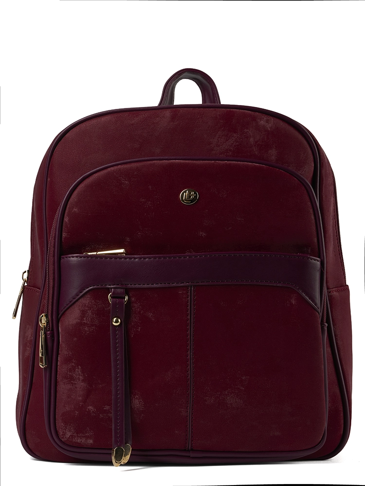 Bolso LB Tipo Mochila Colección Jules Tinto