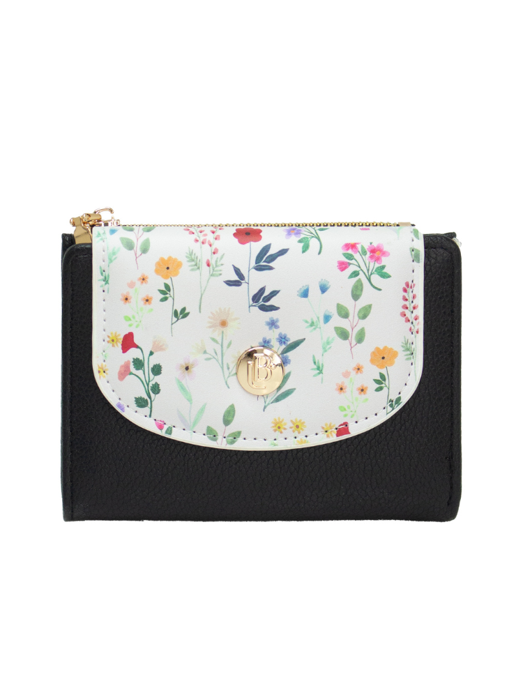 Billetera Pequeña Para Dama Damaris Negro