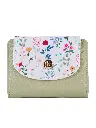 Billetera Pequeña Para Dama Damaris Verde Aqua