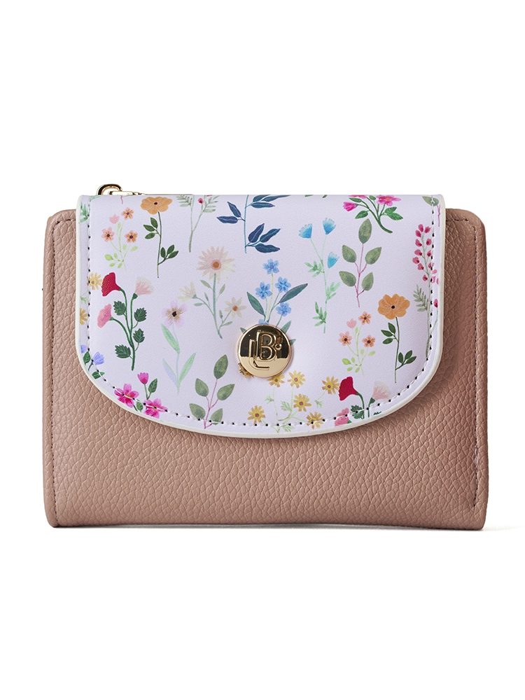 Billetera Pequeña Para Dama Damaris Rosado