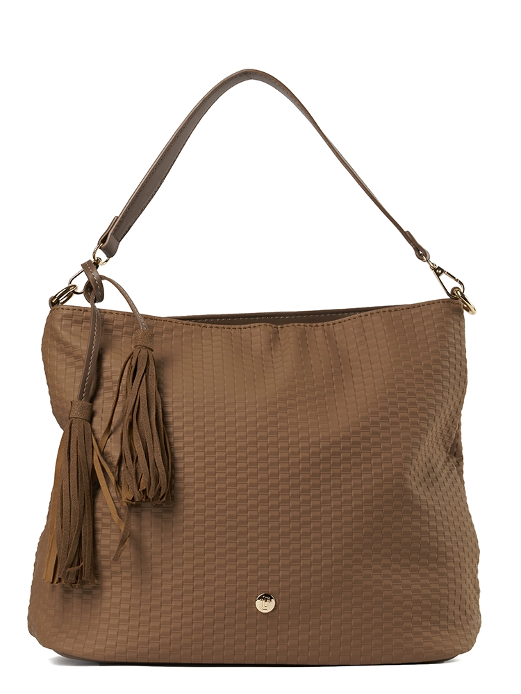 Bolso LB Tipo Tote Colección Lizzy Mocca