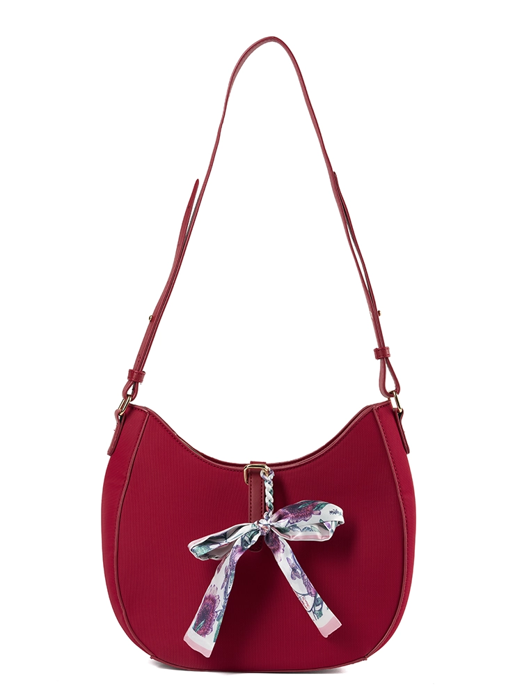 Bolso LB Tipo Baguette Alejandra Burgundy