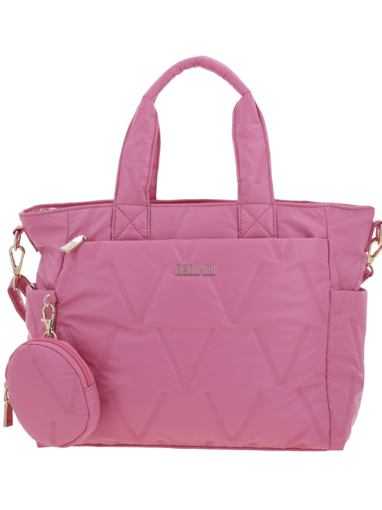 Bolso Madison Tipo Satchel Joly Rosa